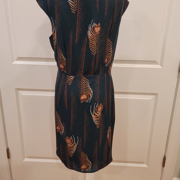 CORY Multicolor Semi Wrap dress, Size 10 - Picture 5 of 8